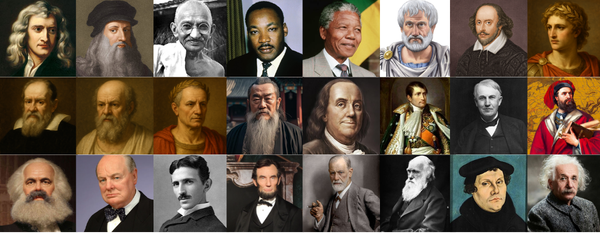 25 Hombres más importantes de la historia: Transformando el mundo